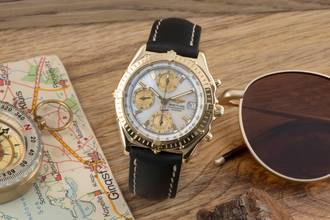 Thumbnail von Breitling Chronomat GT Chronograph MOP 18k Gold Automatik Herrenuhr K13050.1