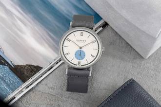 Thumbnail von NOMOS Tangente 38 Schneesturm Stahl Handaufzug Herrenuhr Ref. 179.S24 B&P 2024