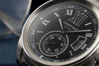 Thumbnail von Cartier Calibre de Cartier Edelstahl Automatik Herrenuhr Ref. WSCA0005 3389