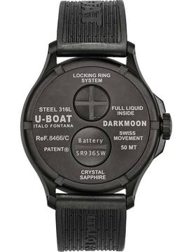  U-Boat 8466/D Darkmoon Red IPB Herrenuhr 44mm 5ATM 