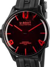 Thumbnail von U-Boat 8466/D Darkmoon Red IPB Herrenuhr 44mm 5ATM