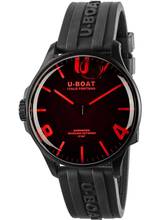 Thumbnail von U-Boat 8466/D Darkmoon Red IPB Herrenuhr 44mm 5ATM