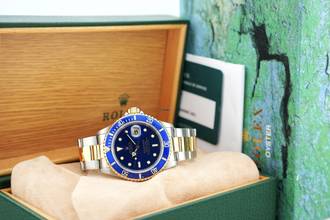 Thumbnail von Rolex Submariner Date Bicolor Oyster Bracelet - Blue Dial - 16613 1988