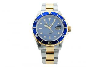  Rolex Submariner Date Bicolor Oyster Bracelet - Blue Dial - 16613 1988 