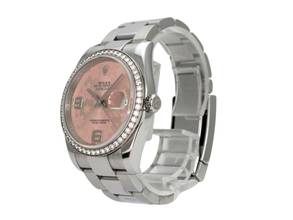 Thumbnail von Rolex Datejust 36 Edelstahl / Weißgold Diamant Lünette Ref. 116244
