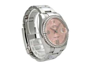 Thumbnail von Rolex Datejust 36 Edelstahl / Weißgold Diamant Lünette Ref. 116244