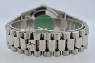 Thumbnail von Rolex Day-Date Oyster Perpetual Day Date 36 18k White Gold Weißgold Diamond Dial Bezel 18349