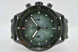  Blancpain Fifty Fathoms Bathyscaphe Chronograph Flyback 5200-0153-B52A Green Dial 