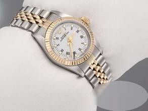 Thumbnail von Rolex Oyster Perpetual 26 26mm Stahl Gelbgold 750 Automatik Edelstahl Damen Stainless Steel 18kt Yellow Gold Jubilé-band Oyster White Dial