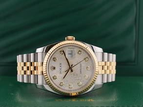 Thumbnail von Rolex Datejust 36 Jubilee Diamonds Dial Ref.116233 Full Set 2012