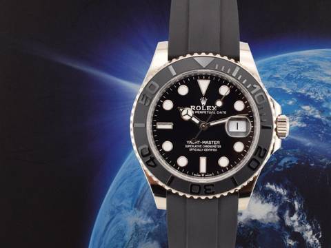  Rolex Yacht-Master 42 Oysterflex White Gold Like New Full Set 2020 