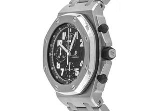 Thumbnail von Audemars Piguet Royal Oak Offshore Chronograph Ref.26020ST.OO.D01CR.01 Bj. 2010 Full Set sehr gut Vintage Royal Oak Offshore Chronograph
