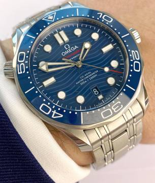  Omega Seamaster Diver 300 M Professional Blue 21030422003001 FULL SET from 2020 21030422003001 