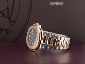 Thumbnail von Patek Philippe Nautilus 3800/1 Sigma First Generation Black Date - Like New Box/extract Patek