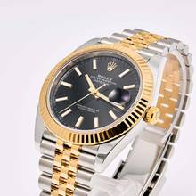 Thumbnail von Rolex Datejust 41 Black Steel Gold – 126333 – like NEW – 2020 Full Set
