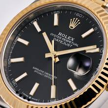 Thumbnail von Rolex Datejust 41 Black Steel Gold – 126333 – like NEW – 2020 Full Set