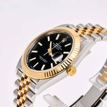 Thumbnail von Rolex Datejust 41 Black Steel Gold – 126333 – like NEW – 2020 Full Set
