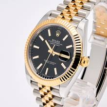 Thumbnail von Rolex Datejust 41 Black Steel Gold – 126333 – like NEW – 2020 Full Set
