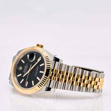 Thumbnail von Rolex Datejust 41 Black Steel Gold – 126333 – like NEW – 2020 Full Set