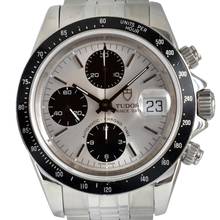Thumbnail von Tudor Daytona 79260P Oysterdate chronograph silver dial Full Set 2004