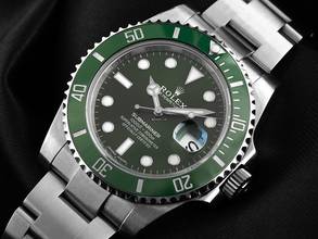 Thumbnail von Rolex Submariner Date LV Hulk Ref.116610LV 2011 Full Set wie Neu Vintage Submariner Date LV Hulk