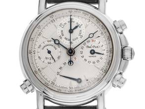 Thumbnail von Paul Picot Atelier Technicum Chrono Rattrapante Ref.8888-4101 1994 Full Set sehr gut Vintage Technicum