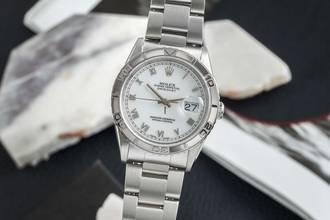 Thumbnail von Rolex Datejust Turn-O-Graph Turn-O-Graph Stahl Weissgold Automatik Herrenuhr 116264