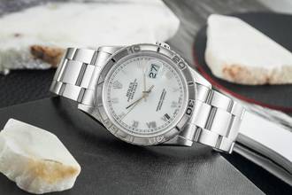 Thumbnail von Rolex Datejust Turn-O-Graph Turn-O-Graph Stahl Weissgold Automatik Herrenuhr 116264