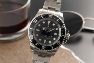 Thumbnail von Rolex Sea-Dweller Deepsea Black Dial Oyster Stahl Automatik Ref. 116660 B&P 2010