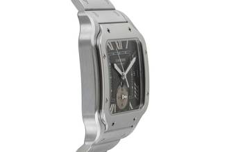 Thumbnail von Cartier Santos Stahl Dual Time Herrenuhr Ref. WSSA0076 Box & Papiere 2025