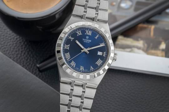  Tudor Royal 38 Blue Dial Edelstahl Automatik Ref 28500-0005 Box & Papiere 2025 