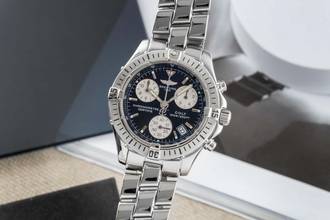  Breitling Colt Chronograph Edelstahl Quarz Herren Ref. A73350 Box & Papiere 2004 