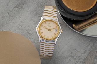 Thumbnail von Ebel Classic Wave Stahl / Gold Herrenuhr Ref. E1187141 Travelcase & Papiere 1998
