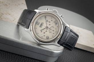 Thumbnail von Ebel 1911 Chronograph 18K (0,750) Weissgold MOP Dial Limited Edition Box