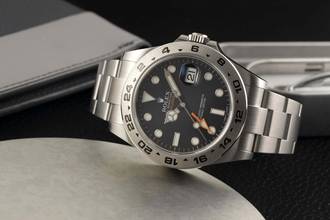 Thumbnail von Rolex Explorer II Black Dial Edelstahl Automatik Herrenuhr Ref. 216570 B&P 2016