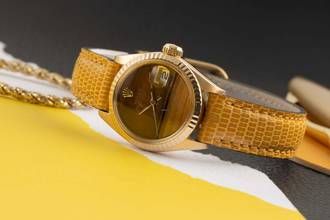 Thumbnail von Rolex Lady-Datejust 18k (0,750) Gold Automatik Tiger Eye Damen Ref 6917 Vintage