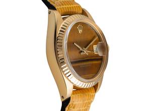 Thumbnail von Rolex Lady-Datejust 18k (0,750) Gold Automatik Tiger Eye Damen Ref 6917 Vintage