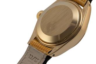 Thumbnail von Rolex Lady-Datejust 18k (0,750) Gold Automatik Tiger Eye Damen Ref 6917 Vintage