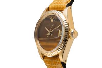 Thumbnail von Rolex Lady-Datejust 18k (0,750) Gold Automatik Tiger Eye Damen Ref 6917 Vintage