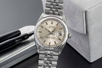  Rolex Datejust 36 Silver Dial Oyster Edelstahl Automatik Ref. 1603 Vintage 
