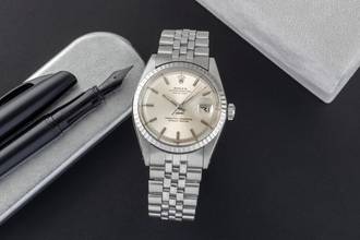 Thumbnail von Rolex Datejust 36 Silver Dial Oyster Edelstahl Automatik Ref. 1603 Vintage