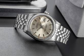 Thumbnail von Rolex Datejust 36 Silver Dial Oyster Edelstahl Automatik Ref. 1603 Vintage