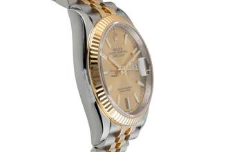 Thumbnail von Rolex Datejust 36 Stahl / Gold Automatik Gold Dial Herrenuhr Ref. 126233