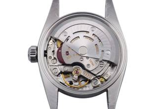 Thumbnail von Rolex Oyster Perpetual Black Dial Edelstahl Automatik Damenuhr Ref. 76080