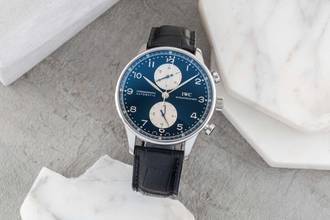 Thumbnail von IWC Portugieser Chronograph Stahl Automatik Herrenuhr Ref. IW371404