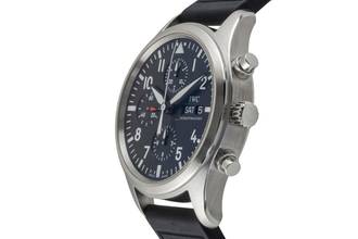 Thumbnail von IWC Fliegeruhr Chronograph Schaffhausen Fliegeruhr Chronograph Automatik Stahl Ref. IW371701