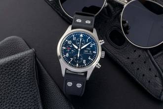 Thumbnail von IWC Fliegeruhr Chronograph Schaffhausen Fliegeruhr Chronograph Automatik Stahl Ref. IW371701