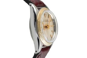 Thumbnail von Rolex Oyster Perpetual Stahl / Gold Automatik Damenuhr Ref. 6619 Vintage