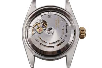 Thumbnail von Rolex Oyster Perpetual Stahl / Gold Automatik Damenuhr Ref. 6619 Vintage