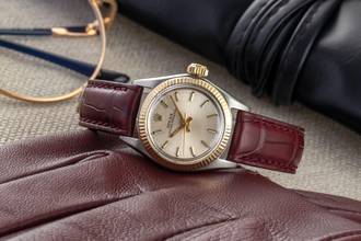 Thumbnail von Rolex Oyster Perpetual Stahl / Gold Automatik Damenuhr Ref. 6619 Vintage